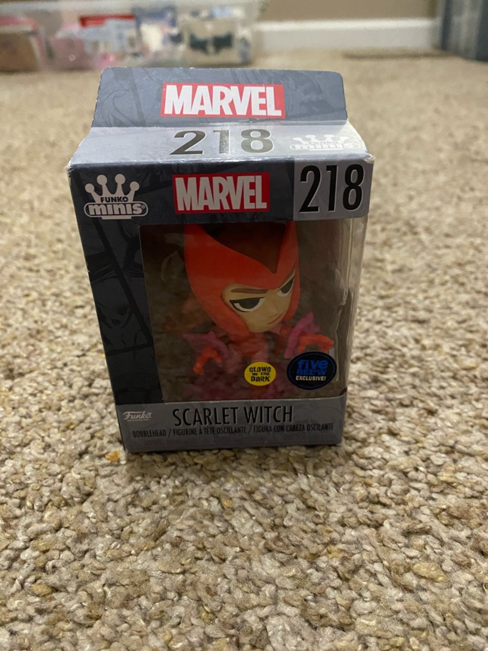 Marvel Scarlet Witch Funko Mini Figure - Red & Pink
